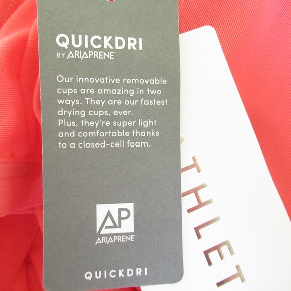 SOLD Athleta Bra Cup Wrap Tankini Top Underwire - Picture 6 of 8